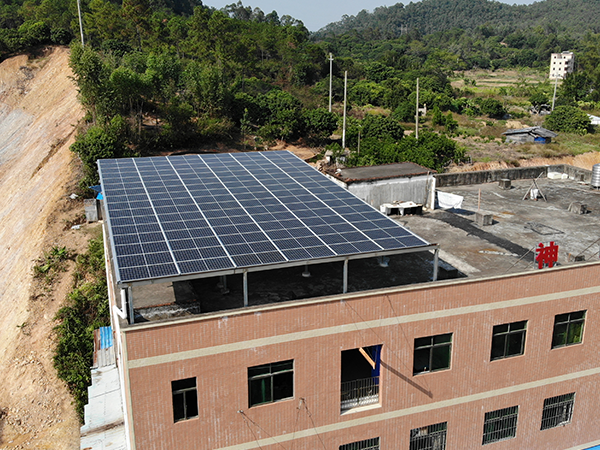 東莞卓越維港李總光伏電站案例