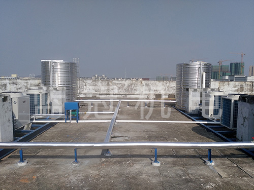 艾牧電子空氣能熱水器工程