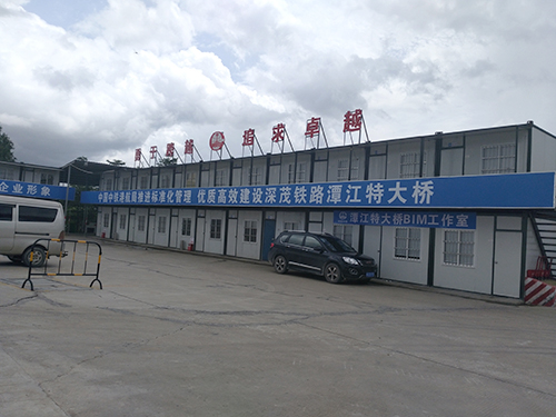 中鐵建航局宿舍空氣能熱水器工程