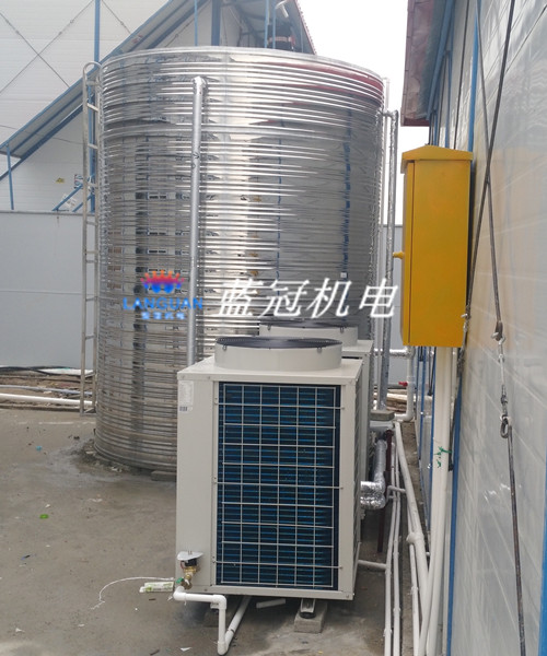 建安集團(tuán)工地宿舍空氣能熱水器工程
