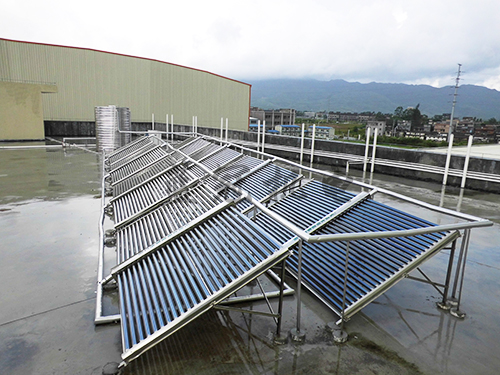 真空管太陽(yáng)能熱水器工程