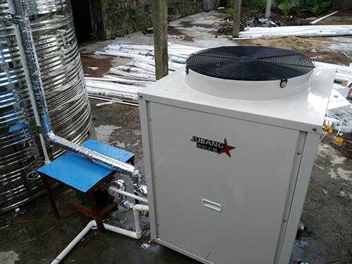 藍(lán)冠機(jī)電上川島旅館空氣能熱水器工程