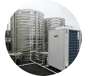 小型空氣能熱水工程