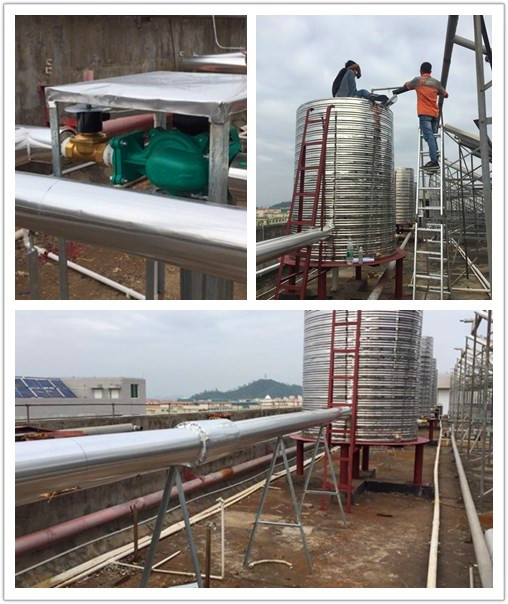 旭泰工廠熱水工程安裝細(xì)節(jié)圖