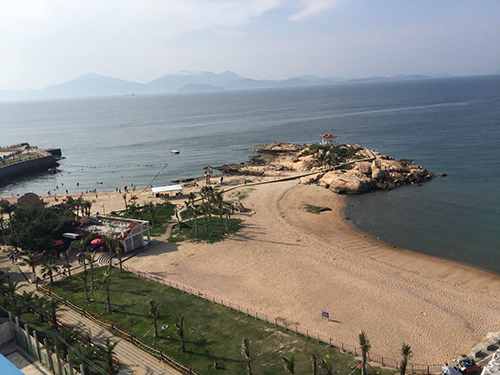 伶仃島熱水工程安裝海島