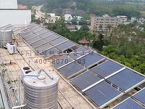 江門世逸電子空氣能改造工程3臺5P空氣能熱水器