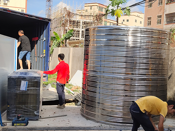 度假村酒店空氣能熱泵